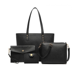 bag  Miss Lulu 4 Piece Handbag Set Moda Bags Moda Bags