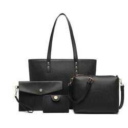 bag  Miss Lulu 4 Piece Handbag Set Moda Bags Moda Bags