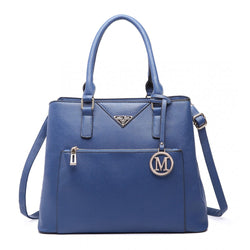 bag  Miss Lulu Front Pocket Multi Compartment Briefcase Shoulder Moda Bags Moda Bags