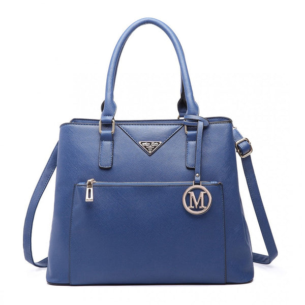 bag  Miss Lulu Front Pocket Multi Compartment Briefcase Shoulder Moda Bags Moda Bags