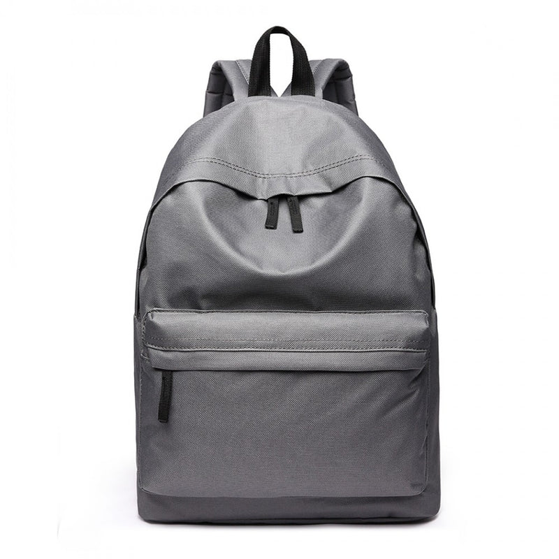 Classic Large Capacity Unisex Backpack - Grey