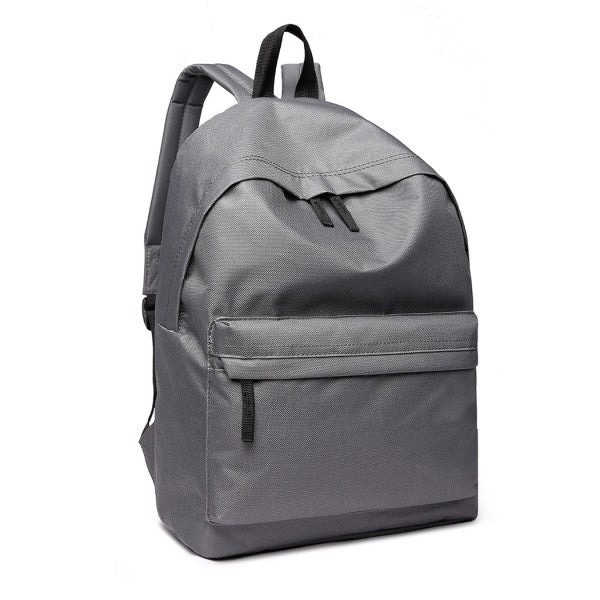 Classic Large Capacity Unisex Backpack - Grey