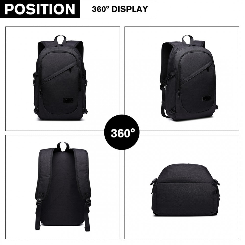 bag  Kono Business Laptop Backpack with USB Charging Port Moda Bags Moda Bags