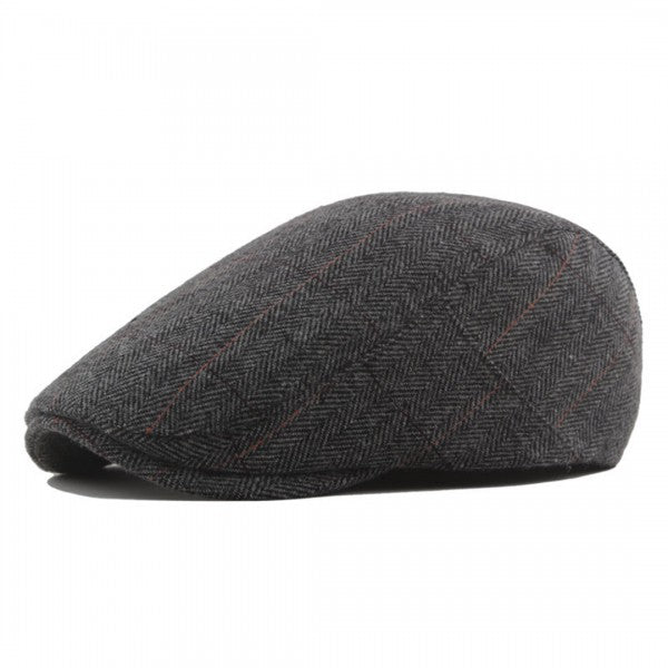 bag  Men's Newsboy Baker Boy Herringbone Flat Cap Hat Moda Bags Moda Bags