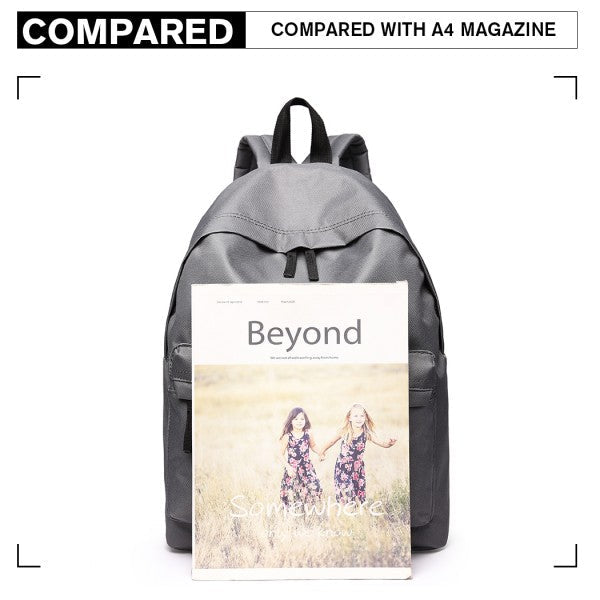 bag  Classic Large Capacity Unisex Backpack - Grey Moda Bags My Store