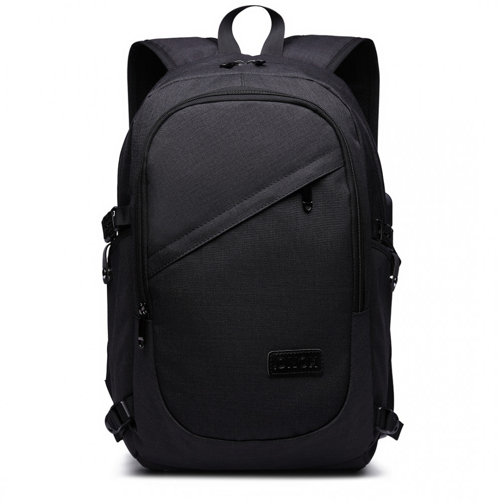 bag  Kono Business Laptop Backpack with USB Charging Port Moda Bags Moda Bags