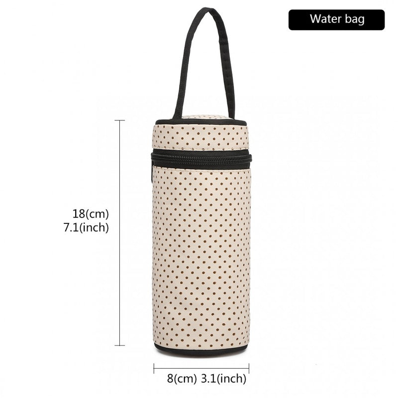 Black Polka Dot Maternity Bag Set