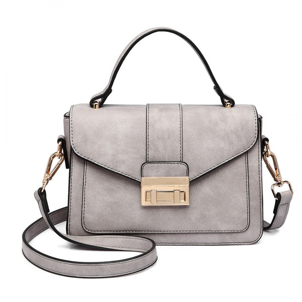 bag  Miss Lulu Leather Look Midi Handbag Moda Bags Moda Bags