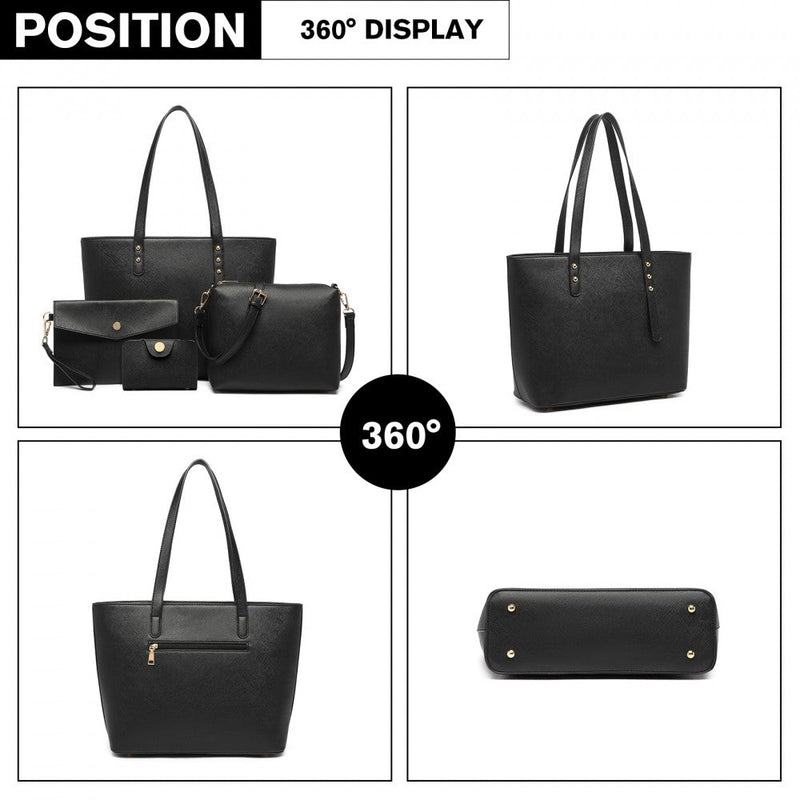 bag  Miss Lulu 4 Piece Handbag Set Moda Bags Moda Bags