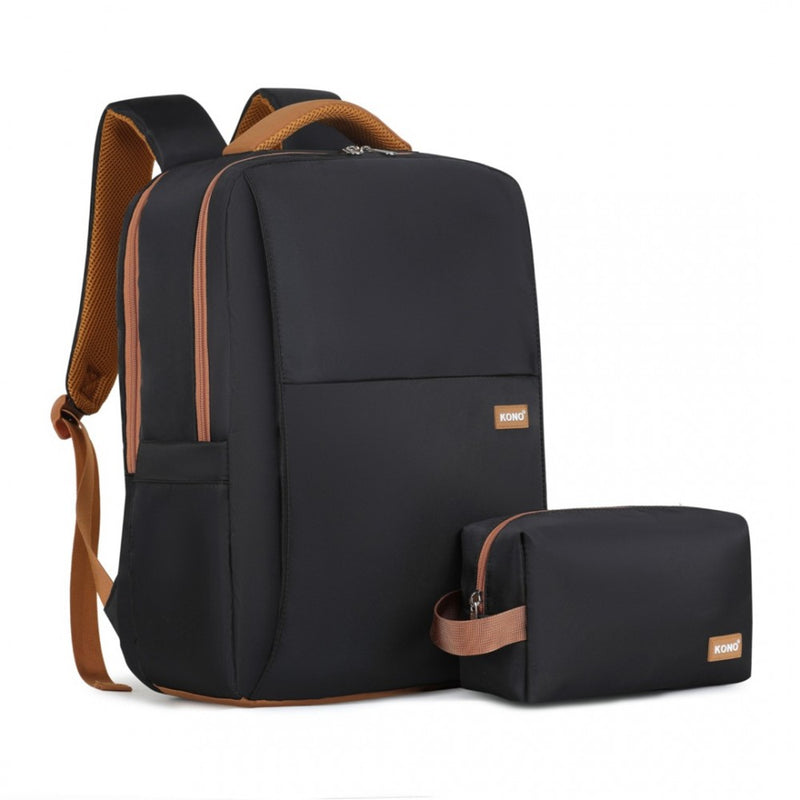 Water-Resistant Laptop Backpack with USB Charging