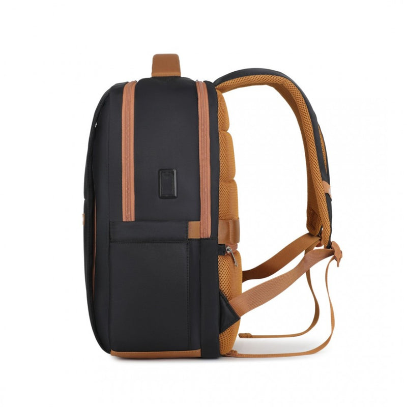 Water-Resistant Laptop Backpack with USB Charging