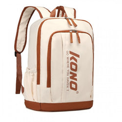 bag  Kono Contrasting Colors Waterproof Casual Backpack Moda Bags Moda Bags