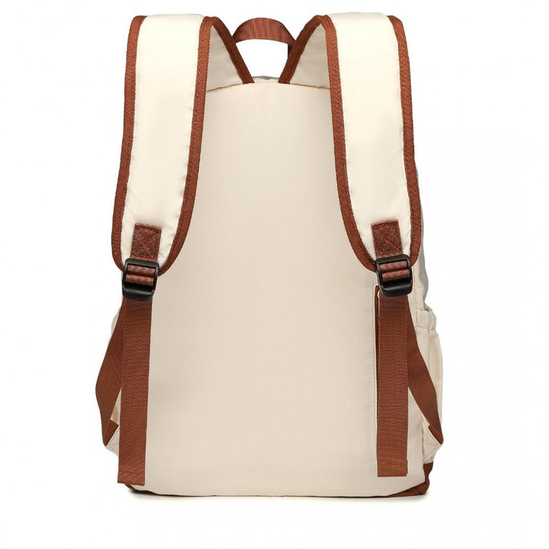bag  Kono Contrasting Colors Waterproof Casual Backpack Moda Bags Moda Bags