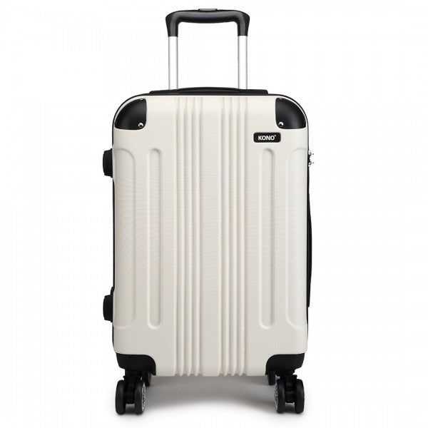 24 Inch ABS Hard Shell Suitcase Luggage - Beige