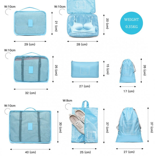 bag  Kono ABS Suitcase Set With 4 Wheel Design Moda Bags Moda Bags