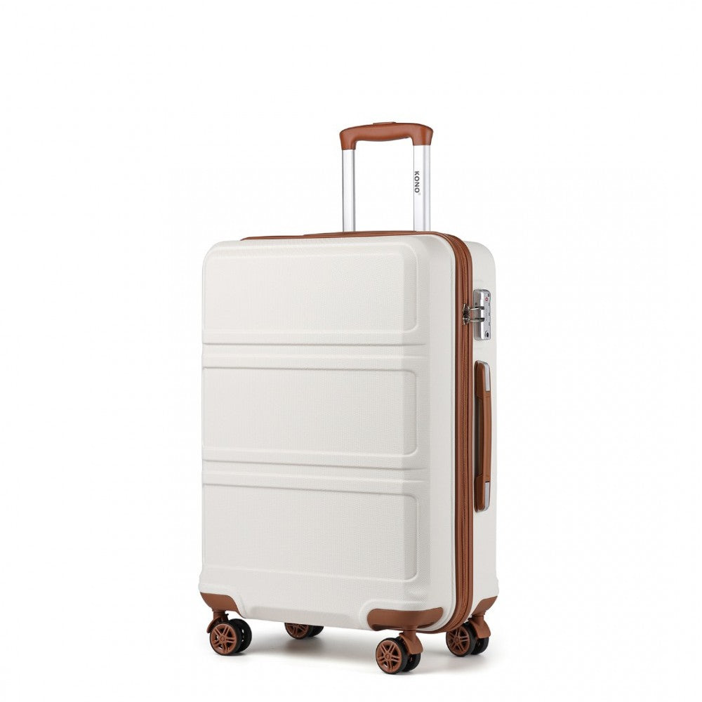 bag  Kono ABS 20 Inch Sculpted Horizontal Design Cabin Luggage Moda Bags Moda Bags