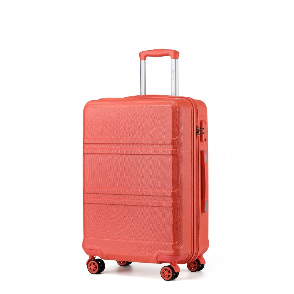 bag  Kono ABS 20 Inch Sculpted Horizontal Design Cabin Luggage Moda Bags Moda Bags