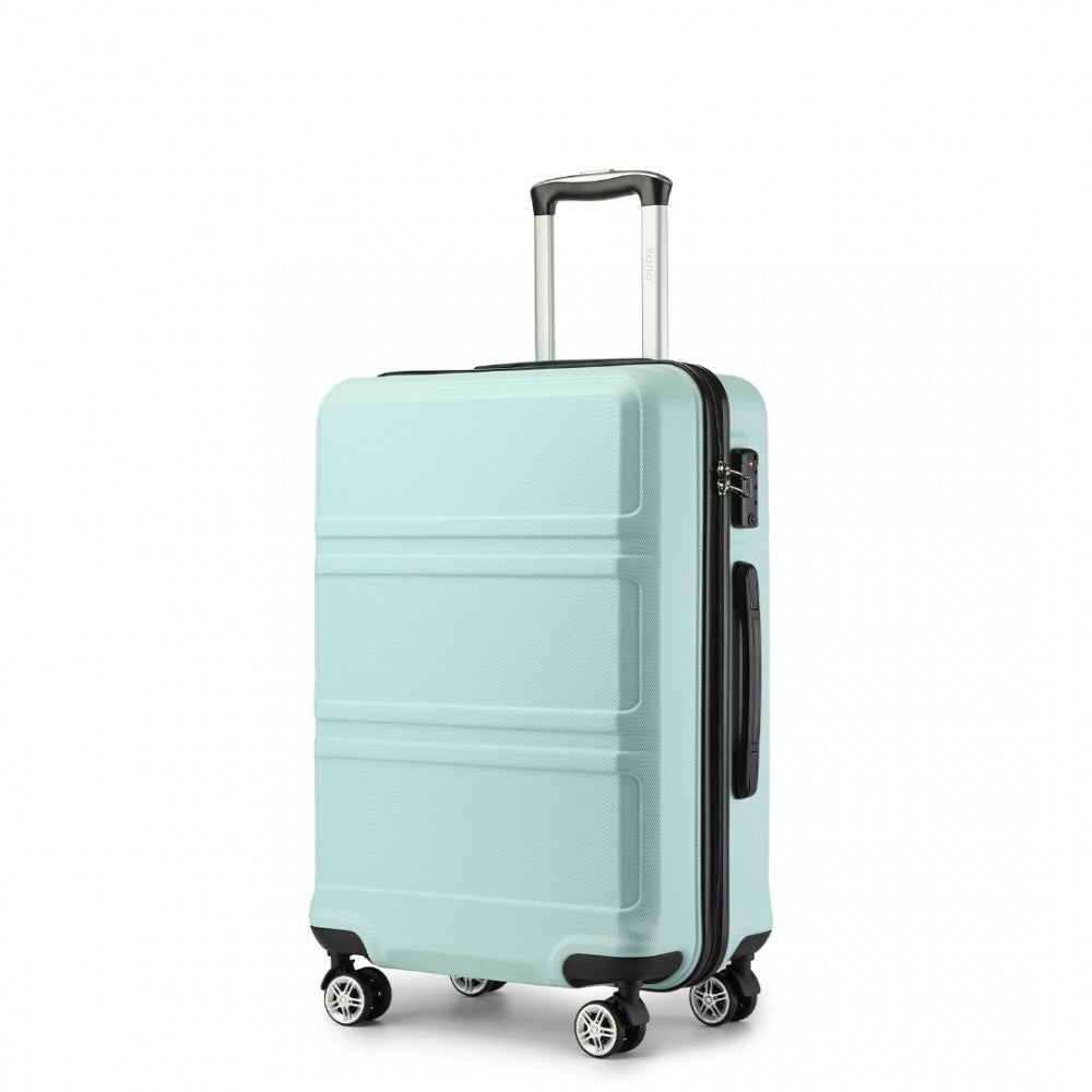 bag  Kono ABS 20 Inch Sculpted Horizontal Design Cabin Luggage Moda Bags Moda Bags