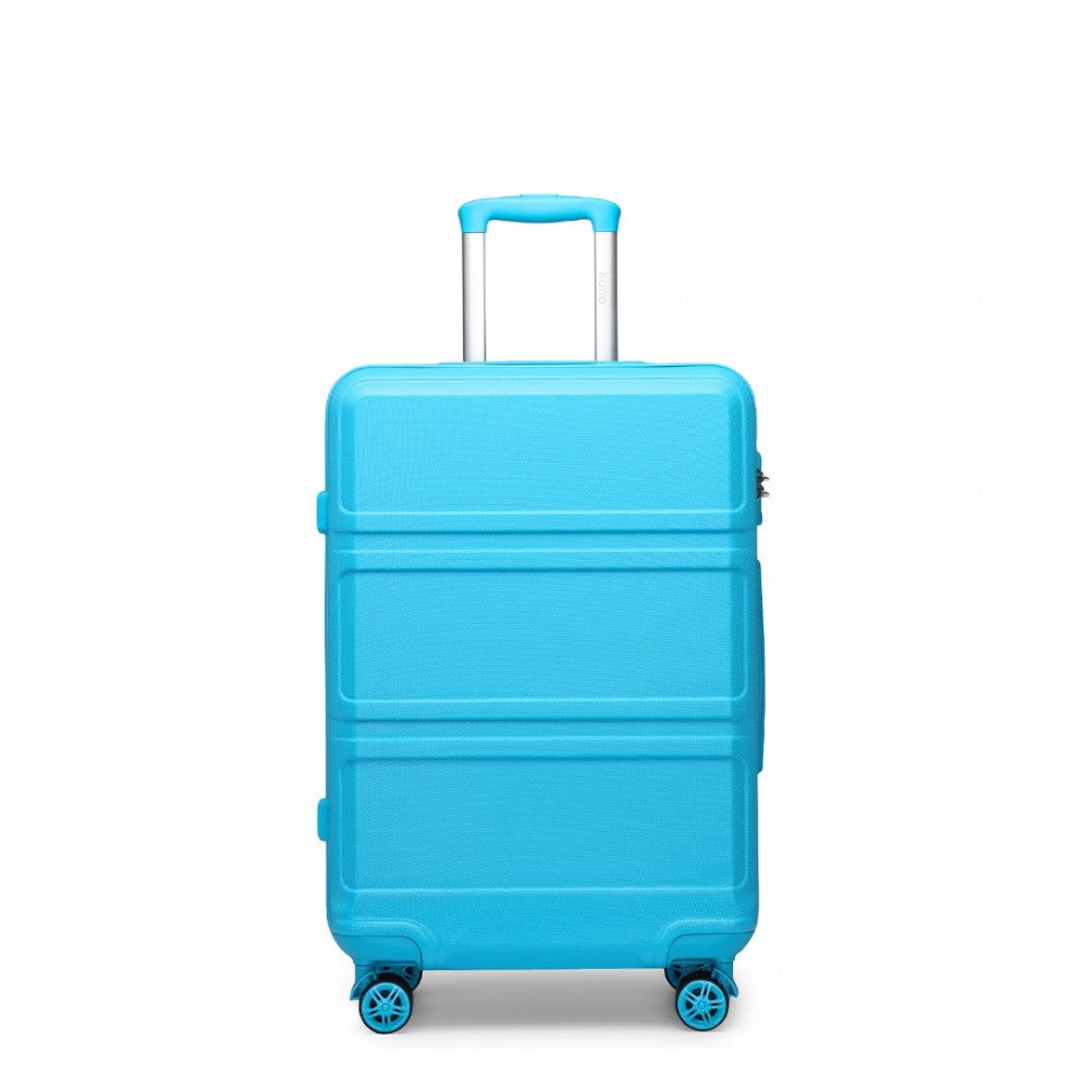 bag  Kono ABS 20 Inch Sculpted Horizontal Design Cabin Luggage Moda Bags Moda Bags
