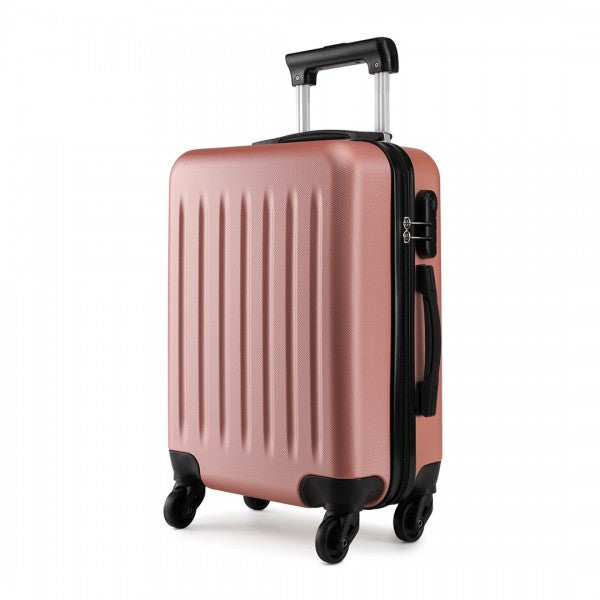 28 Inch ABS Hard Shell Luggage 4 Wheel Spinner Suitcase - Nude