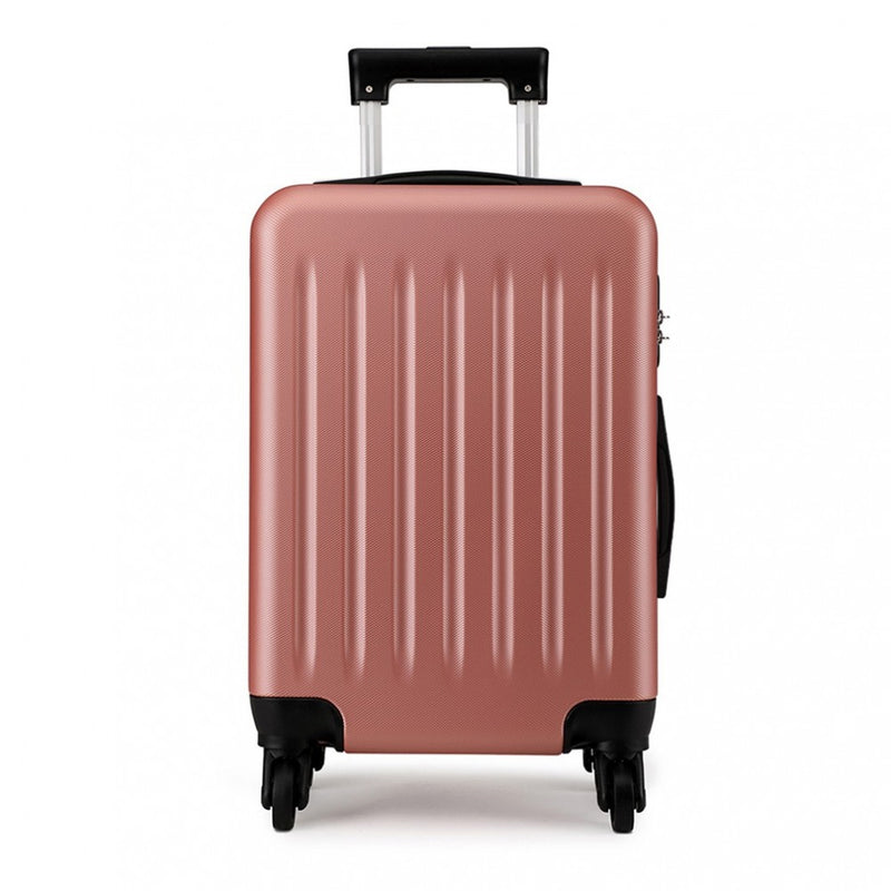 28 Inch ABS Hard Shell Luggage 4 Wheel Spinner Suitcase - Nude