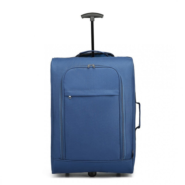 CABIN SIZE SOFT SHELL HAND LUGGAGE - BLUE