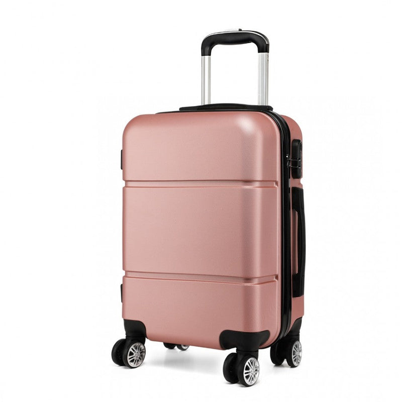 bag  Kono Hard Shell ABS Carry On Suitcase 20 Inch - Grey Moda Bags Moda Bags