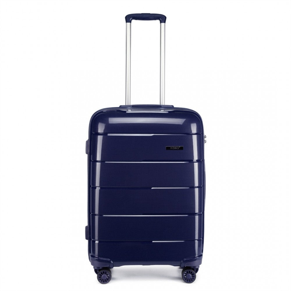 bag  20 INCH CABIN SIZE HARD SHELL PP SUITCASE - NAVY Moda Bags Moda Bags
