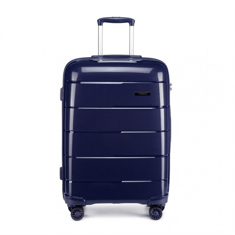 28 INCH HARD SHELL PP SUITCASE - NAVY