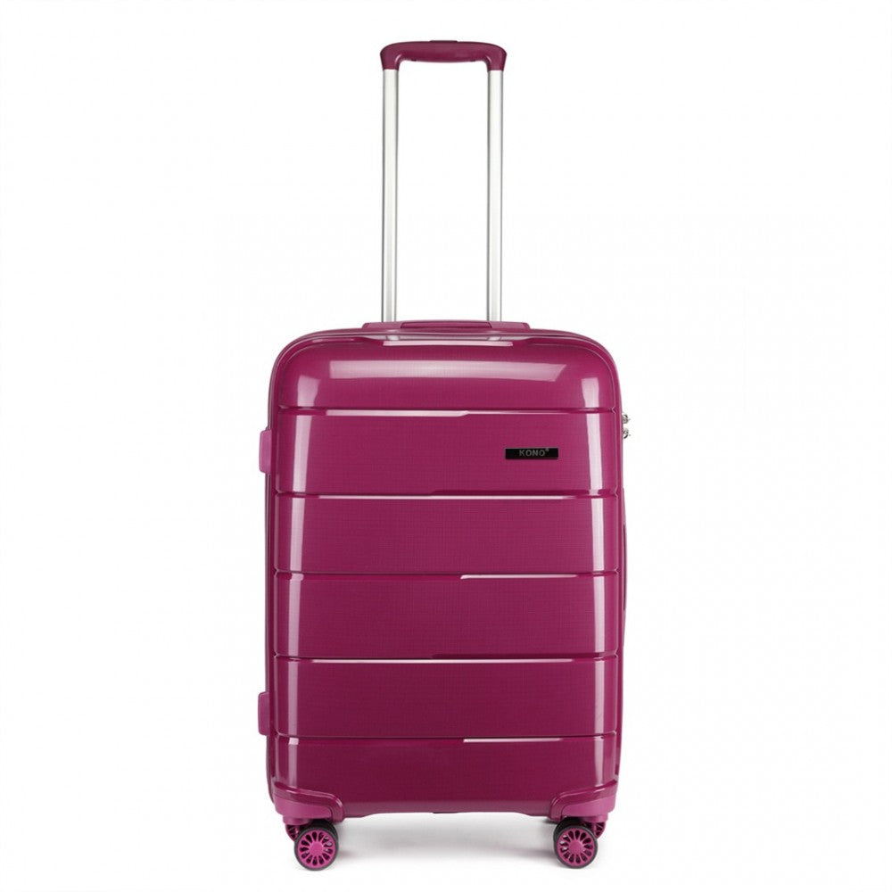 bag  20 INCH CABIN SIZE HARD SHELL PP SUITCASE - PURPLE Moda Bags Moda Bags