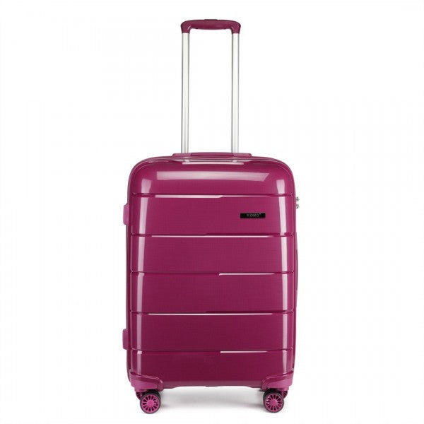 20 INCH CABIN SIZE HARD SHELL PP SUITCASE - PURPLE