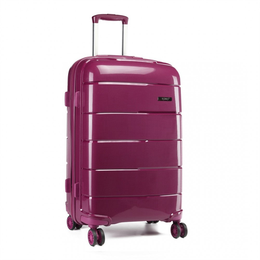 bag  20 INCH CABIN SIZE HARD SHELL PP SUITCASE - PURPLE Moda Bags Moda Bags