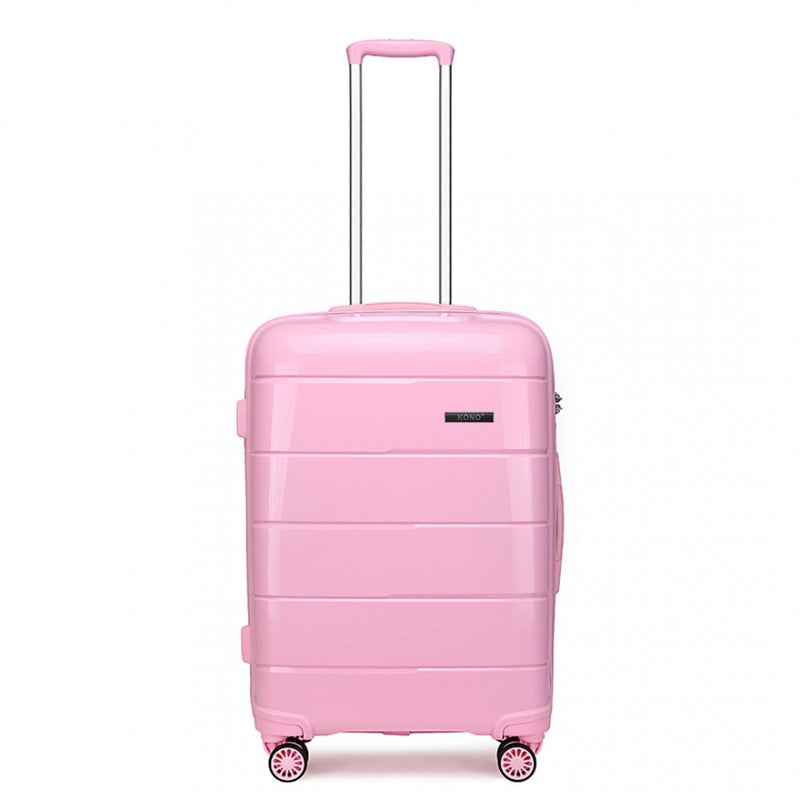 20 INCH CABIN SIZE HARD SHELL PP SUITCASE - PINK