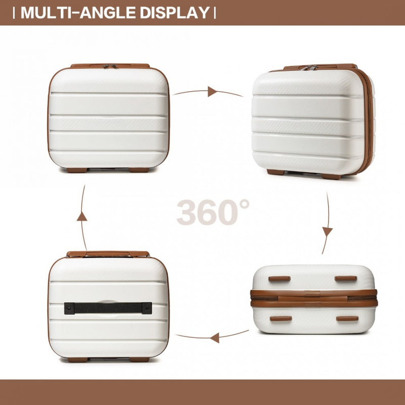 Kono Multi Texture Hard Shell PP Suitcase