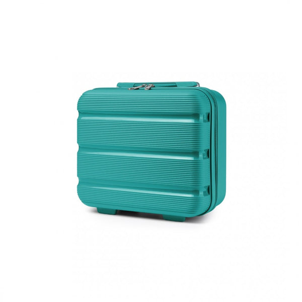 Kono 14 Inch Bright Hard Shell PP Vanity Case - Blue