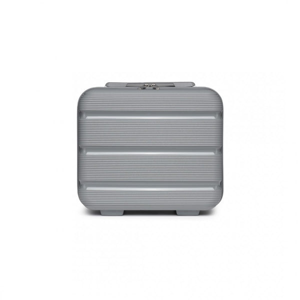 Kono 14 Inch Bright Hard Shell PP Vanity Case - Grey