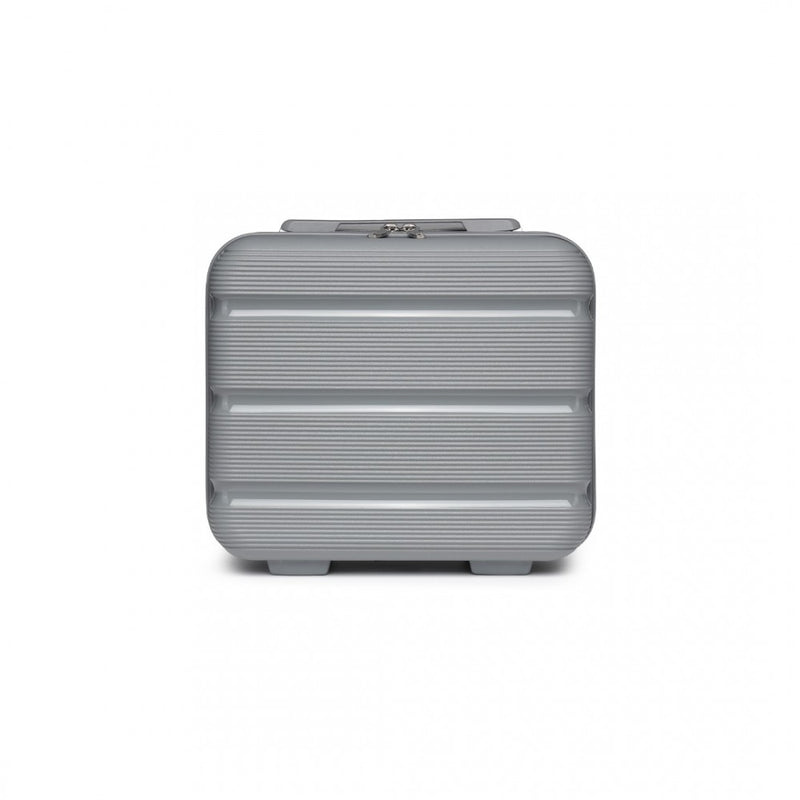 Kono 14 Inch Bright Hard Shell PP Vanity Case - Grey