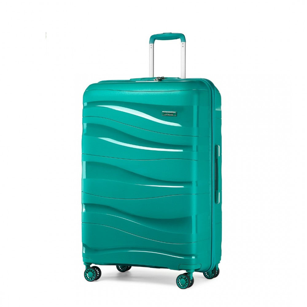 bag  Kono 28 Inch Lightweight Polypropylene Hard Shell Suitcase Moda Bags Moda Bags