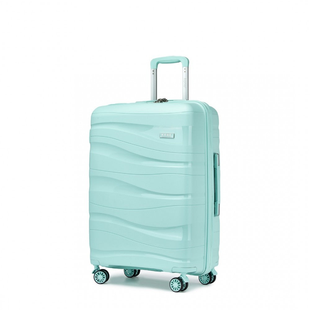 bag  Kono 24 Inch Lightweight Polypropylene Hard Shell Suitcase Moda Bags Moda Bags