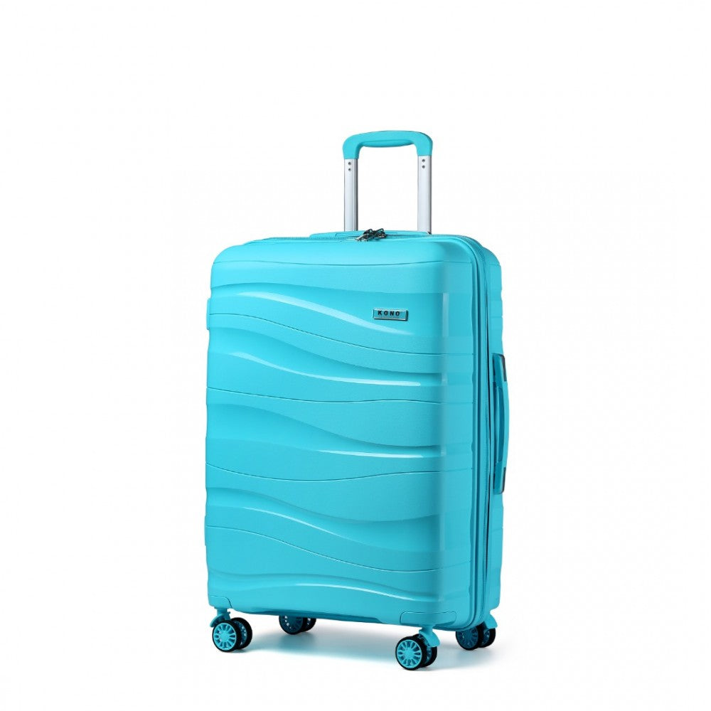 bag  Kono 24 Inch Lightweight Polypropylene Hard Shell Suitcase Moda Bags Moda Bags