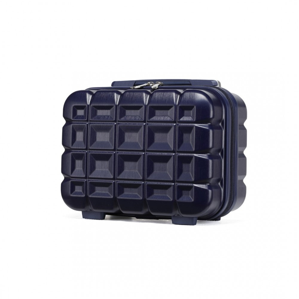 bag  Kono 13 Inch Lightweight Hard Shell ABS Vanity Case Moda Bags Moda Bags