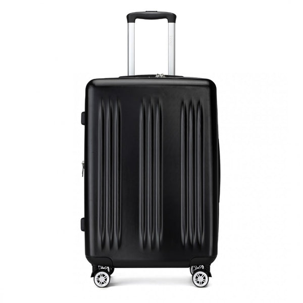 28 Inch Sleek Striped Check-In Suitcase