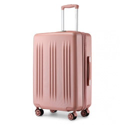 28 Inch Sleek Striped Check-In Suitcase