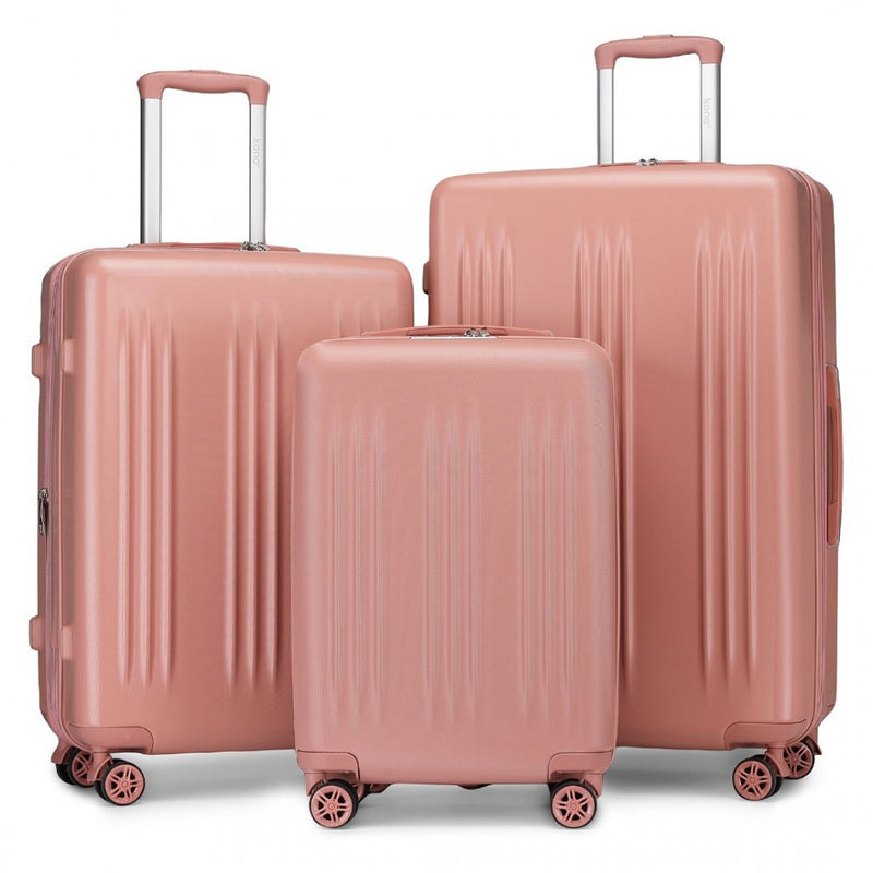 3 Piece Luggage Set 20/24/28 Inch Sleek