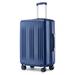 28 Inch Sleek Striped Check-In Suitcase