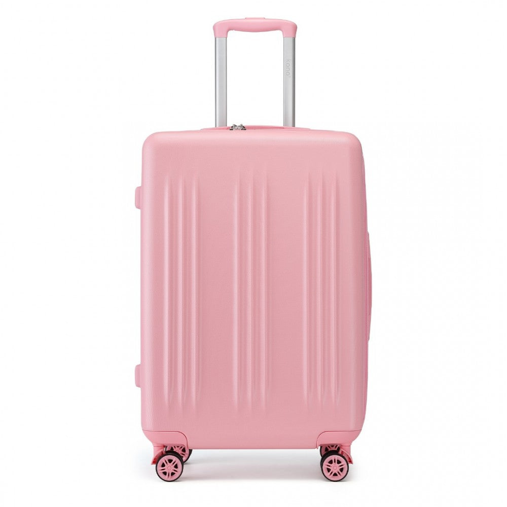 bag  28 Inch Sleek Striped Check-In Suitcase Moda Bags Moda Bags