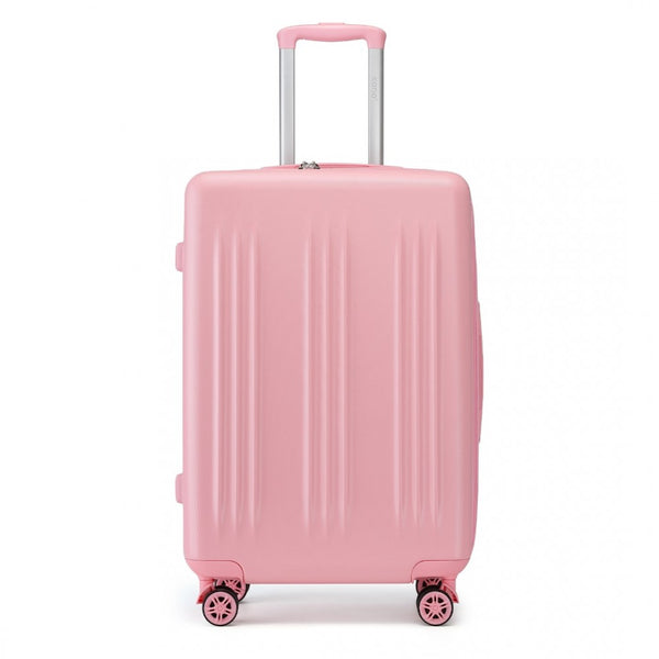 28 Inch Sleek Striped Check-In Suitcase