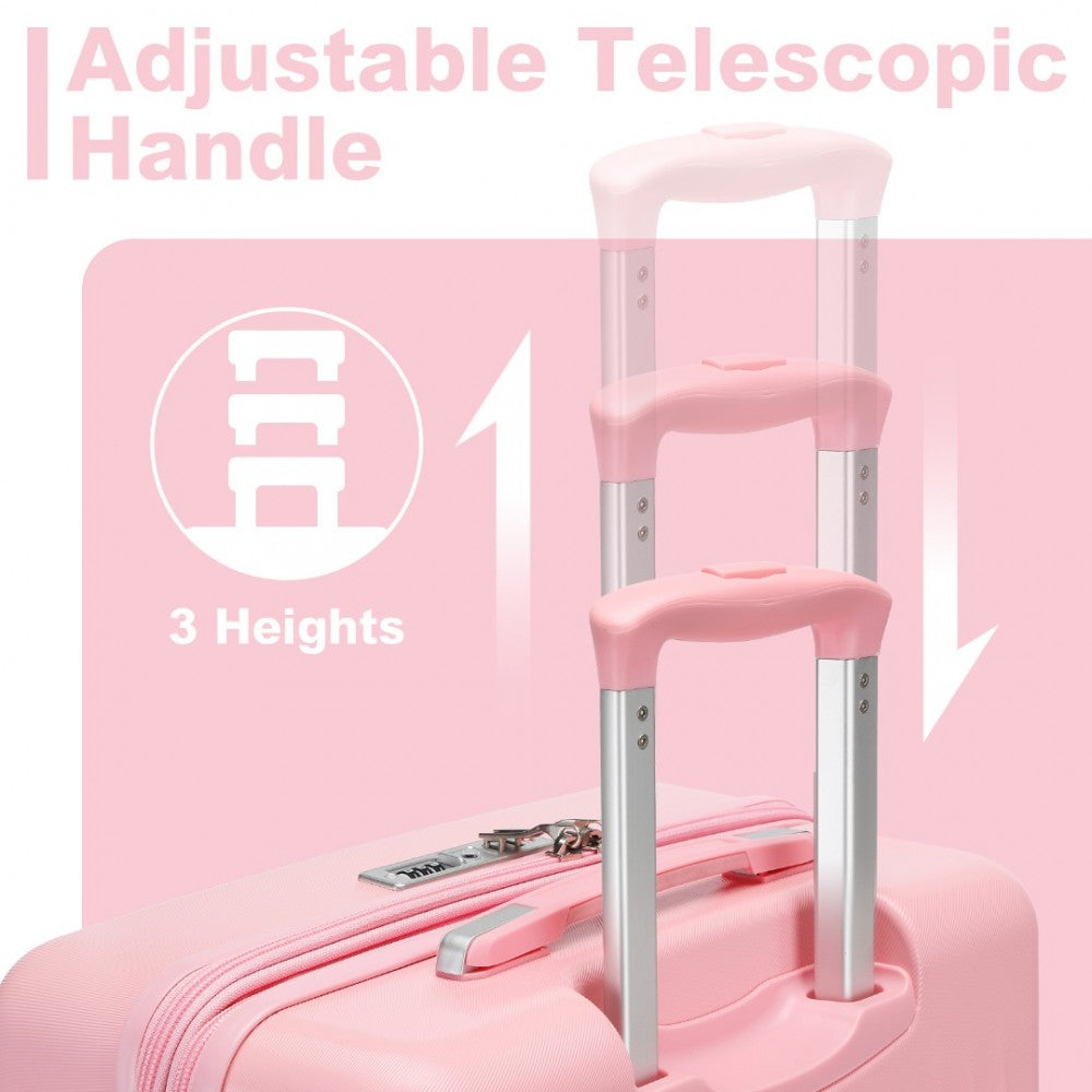 bag  28 Inch Sleek Striped Check-In Suitcase Moda Bags Moda Bags