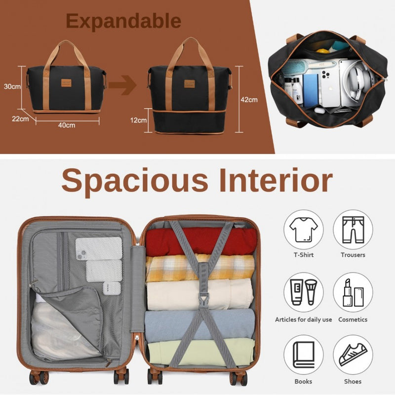 Premium ABS Cabin Carry-On Suitcase Set