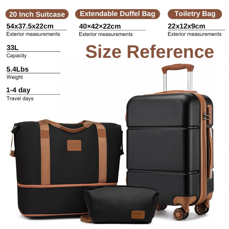 Premium ABS Cabin Carry-On Suitcase Set